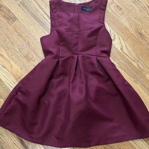 Akira Burgundy Dress